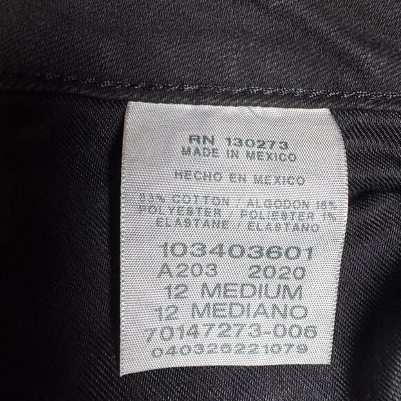 Lee Womens Relaxed Fit Straight Leg Jeans Instant Slim High Rise Black Waist 32 - Picture 12 of 12